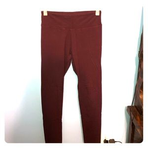 Aerie Burgundy Leggings